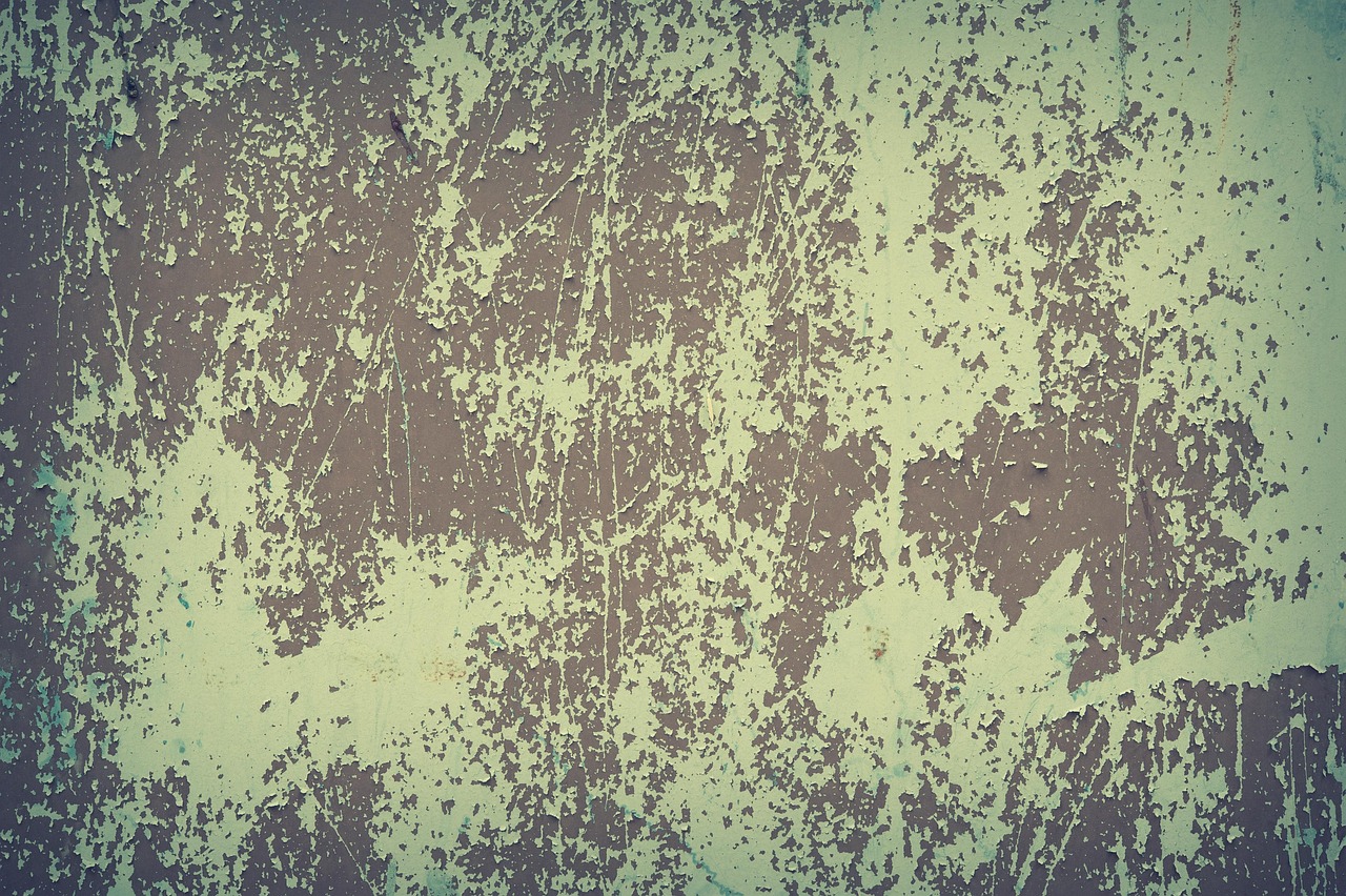 Abstracte fotokunst op glanzend aluminium paneel.
